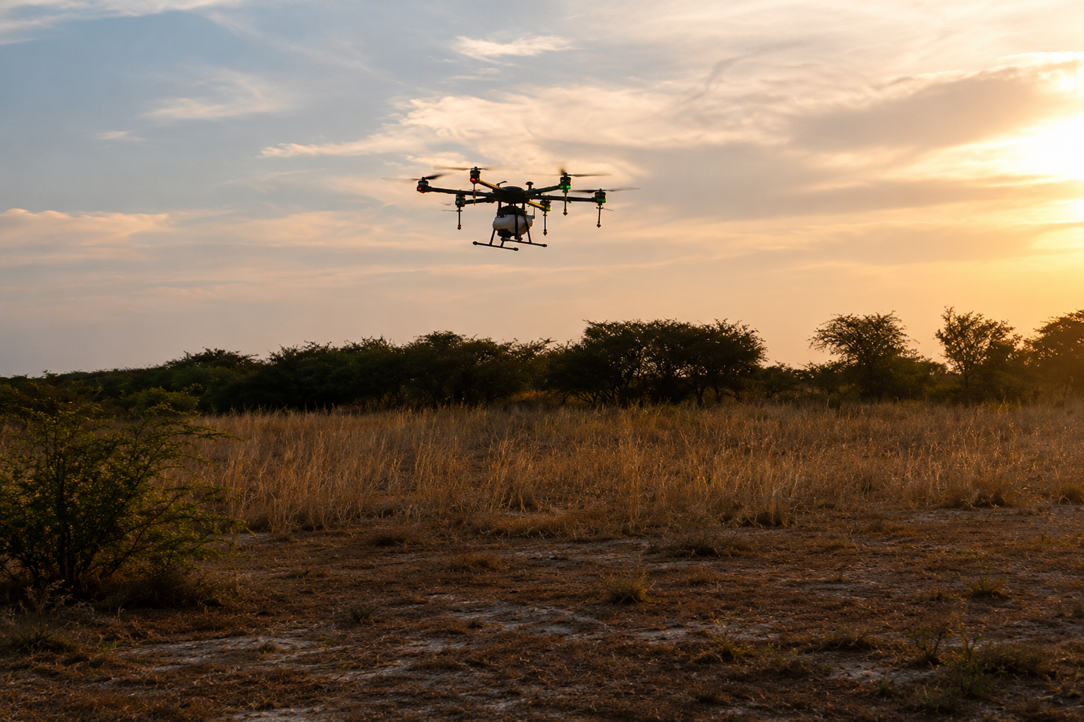 BHUMITR X9 20L agri drone folded angle